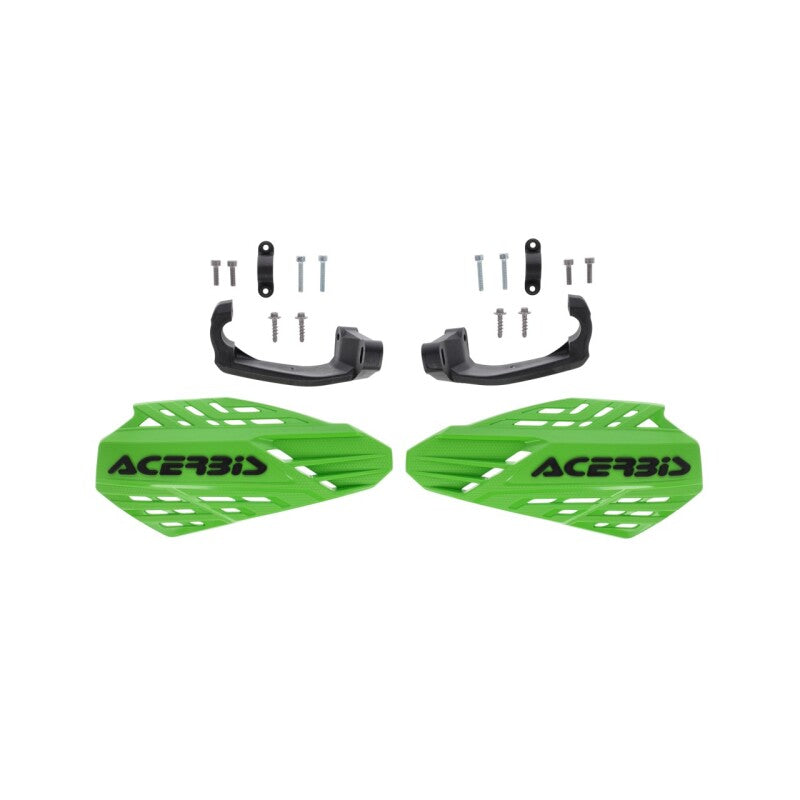 Acerbis Linear Vented Handguard - Green/Black