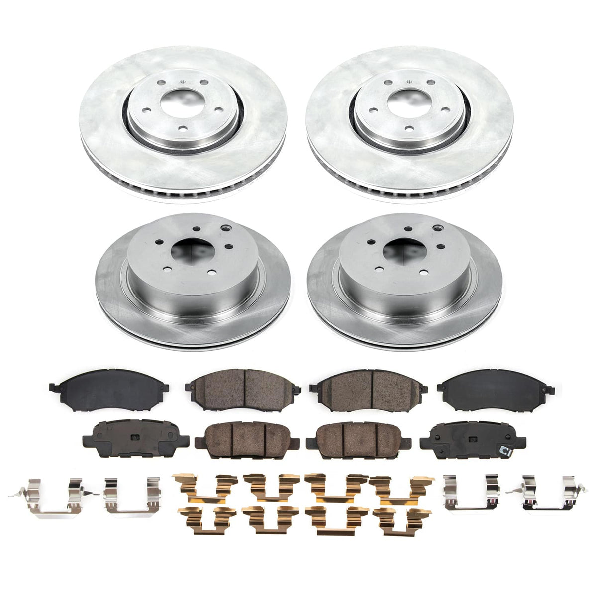 Power Stop 2009 Infiniti FX35 Front and Rear Autospecialty Brake Kit