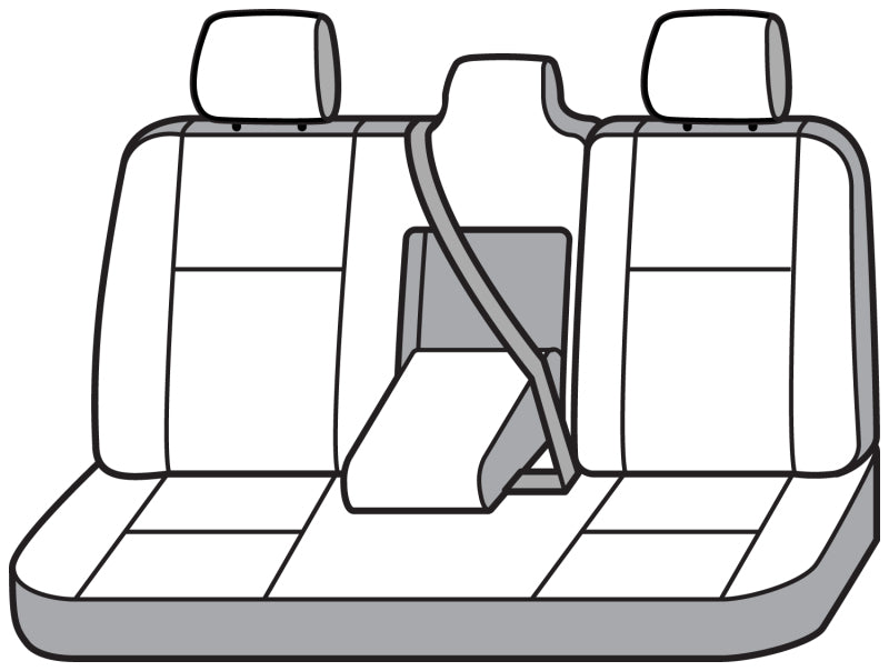 Covercraft 2024+ Toyota Corolla Cross Polycotton SeatSaver 2nd Row Seat Covers - Grey