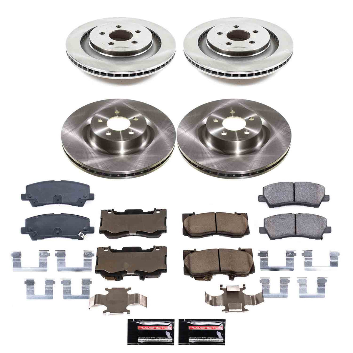 Power Stop 21-23 Ford Mustang Front and Rear Autospecialty Brake Kit
