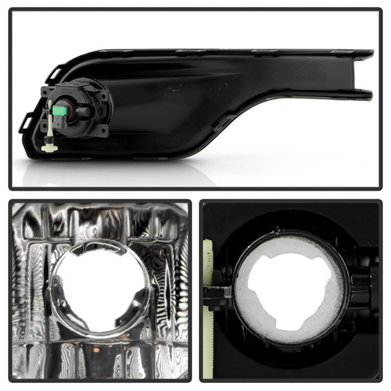 Spyder 22-25 Jeep Compass OEM Style Fog Lights w/Switch - Clear (FL-JCOM22-C)