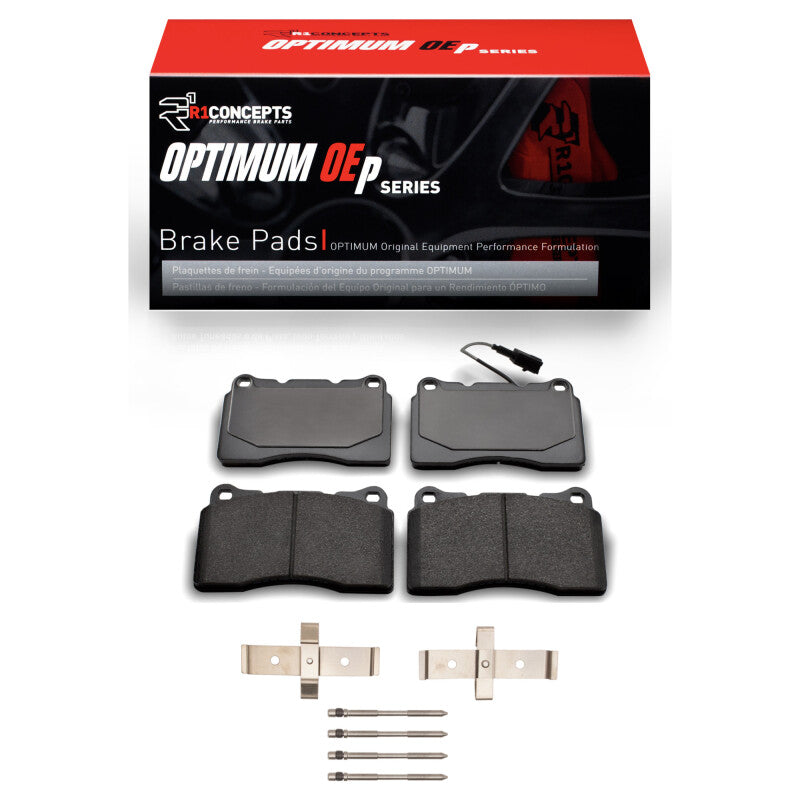 R1 2014-2022 Maserati Ghibli Front R1 Optimum OE Pads & Hardware Kit