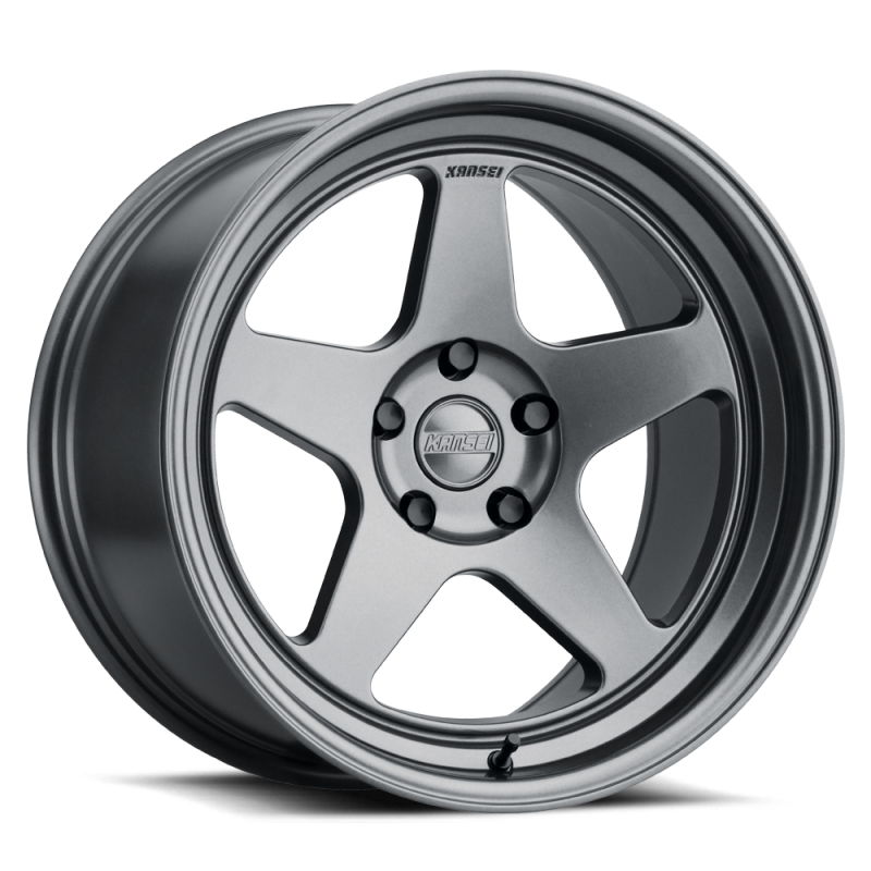Kansei K12G Knp 18x8.5in / 5x120 BP / 35mm Offset / 72.6mm Bore - Gunmetal Wheel