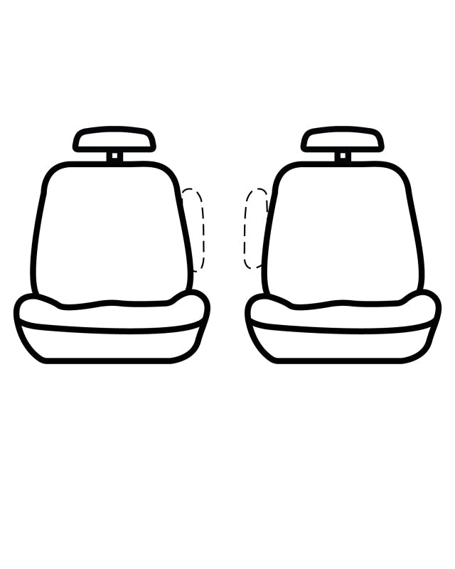 Covercraft 16-20 Ford Transit Carhartt Camo SeatSaver Custom Front Row Seat Covers - Mossy Oak