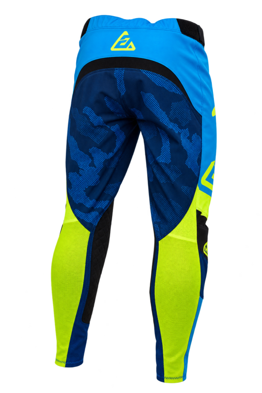 Answer LE Elite Camo Pants Cyan/Hyper Acid/Black Size - 40