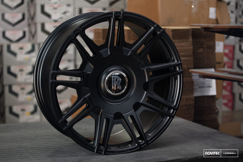 Vossen x Novitec SP2 23x10 ET:5 Satin Black Rolls-Royce Cullinan / Phantom Rear Wheel