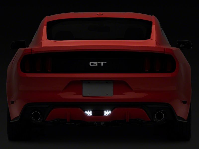 Raxiom 15-17 Ford Mustang Axial LED Reverse Light w/ Running Light Triple Flash Brake Light- Smoked