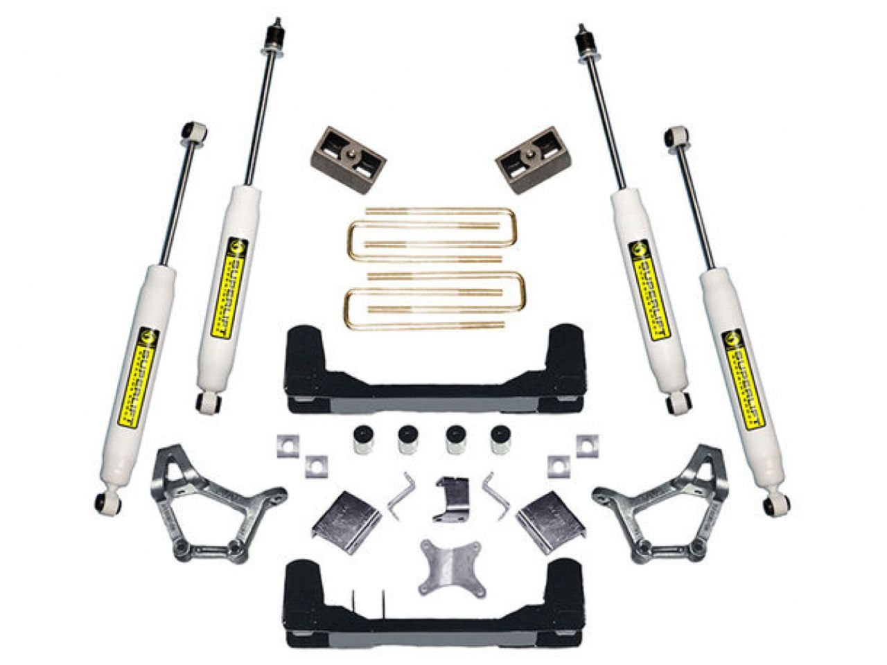 Superlift 86-95 Toyota PU/86-90 4-Runner 4WD (Excl Short Bed STD Cab) 4-5in Lift Kit w/ SLF Shocks