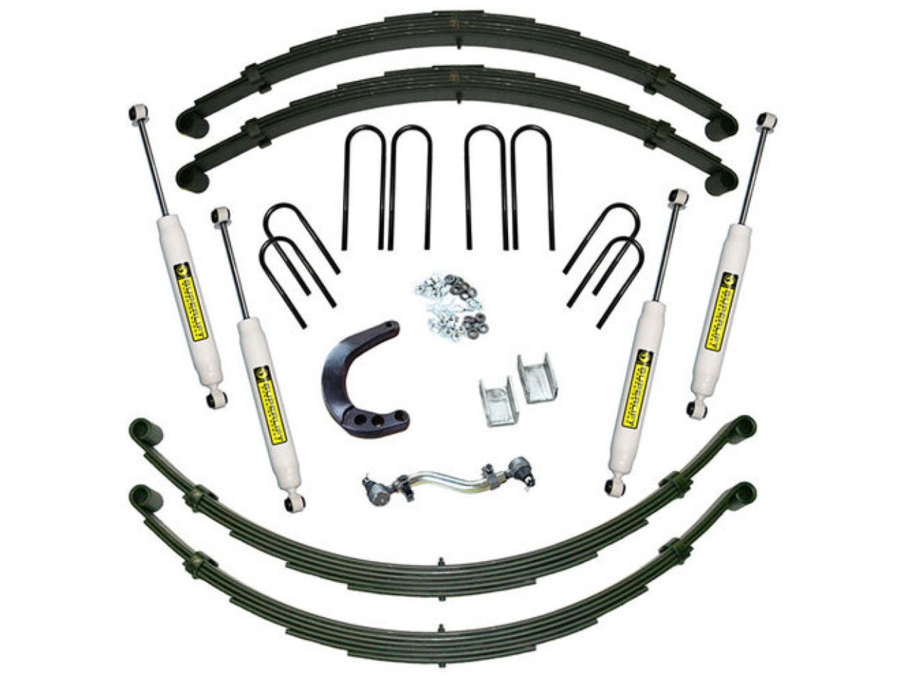 Superlift 73-91 Chevy K10/GMC K15 4WD 8in Lift Kit Rear Spring Kit w/ Superlift Shocks