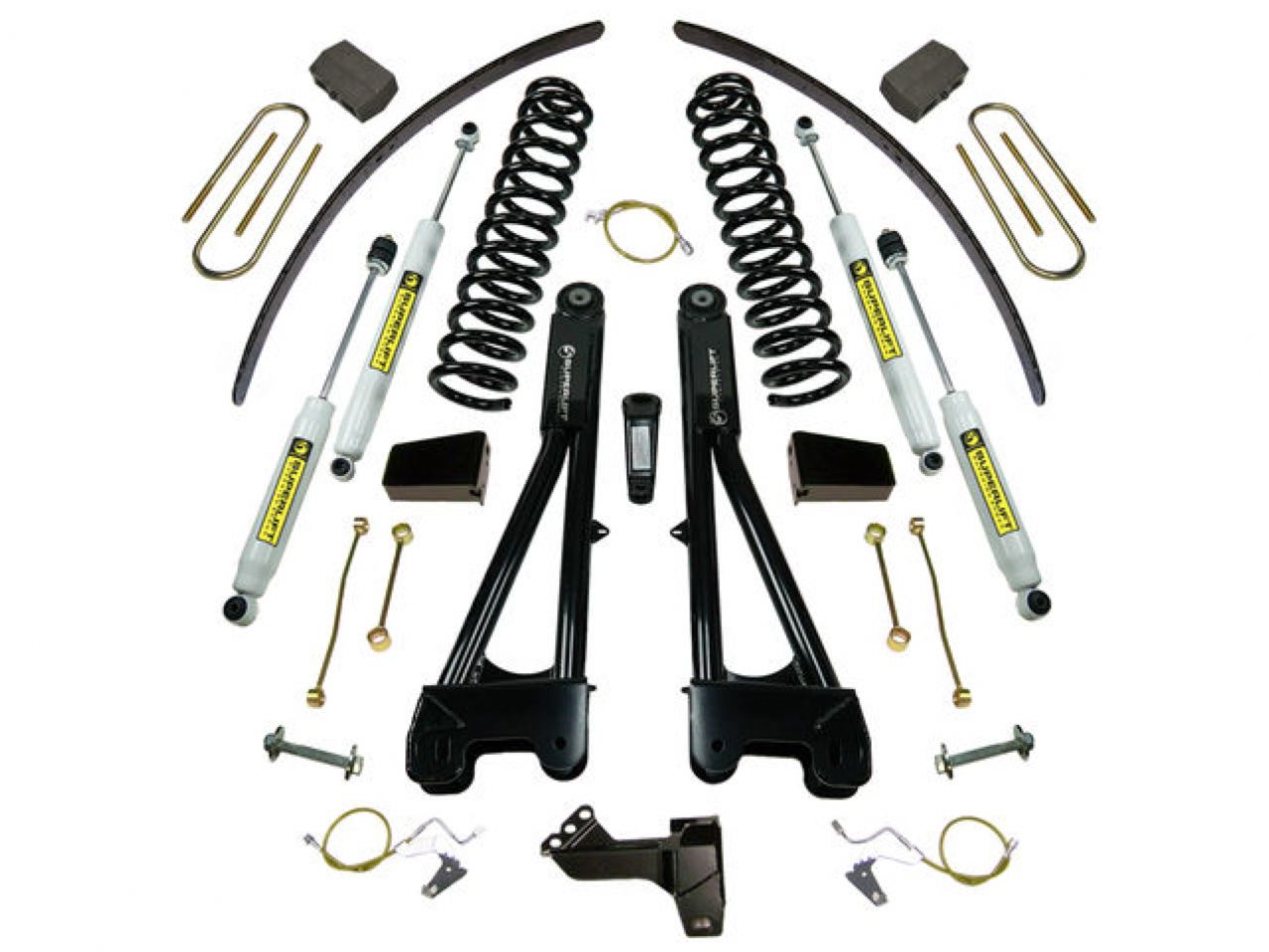 Superlift 11-16 Ford F-250/F-350 SuperDuty 4WD 8in Lift Kit w/ Repl Radius Arms & Superlift Shocks