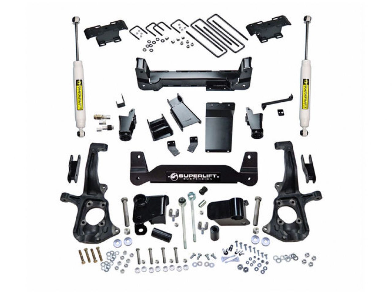 Superlift 11-19 Chevy Silv/GMC Sierra 2500 HD 6in Lift Kit w/ Superlift Rear Shocks