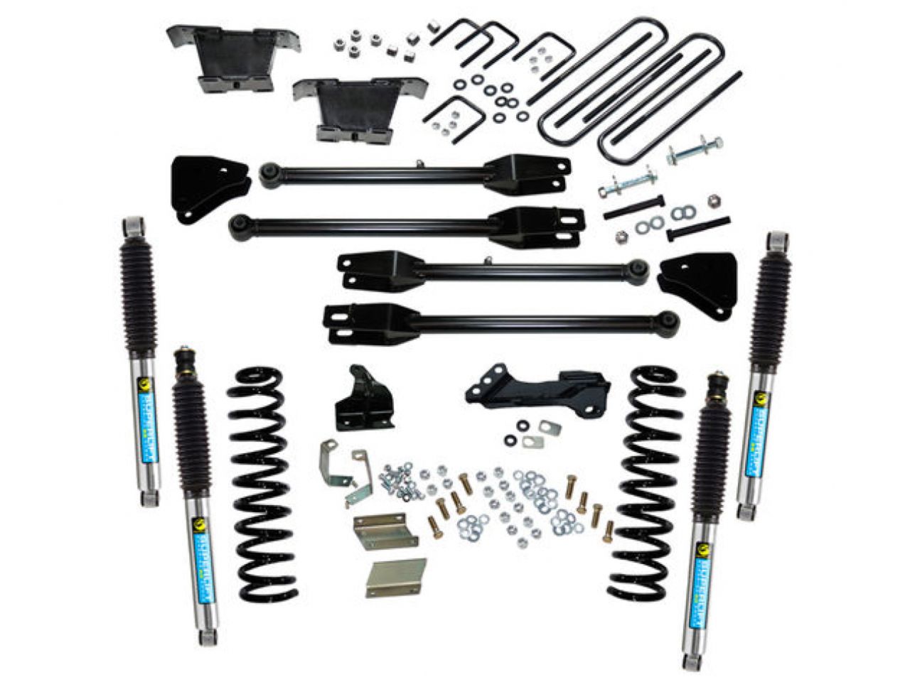 Superlift 11-16 Ford F-250/F-350 SuperDuty 4WD 4in Lift Kit w/ 4-Link Conversion & Bilstein Shocks