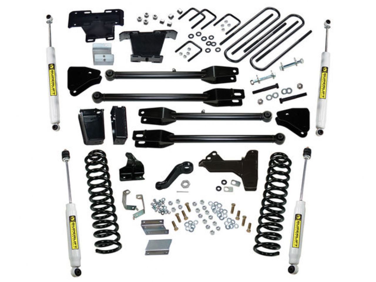 Superlift 11-16 Ford F-250/F-350 SuperDuty 4WD 6in Lift Kit w/ 4-Link Conversion & Superlift Shocks