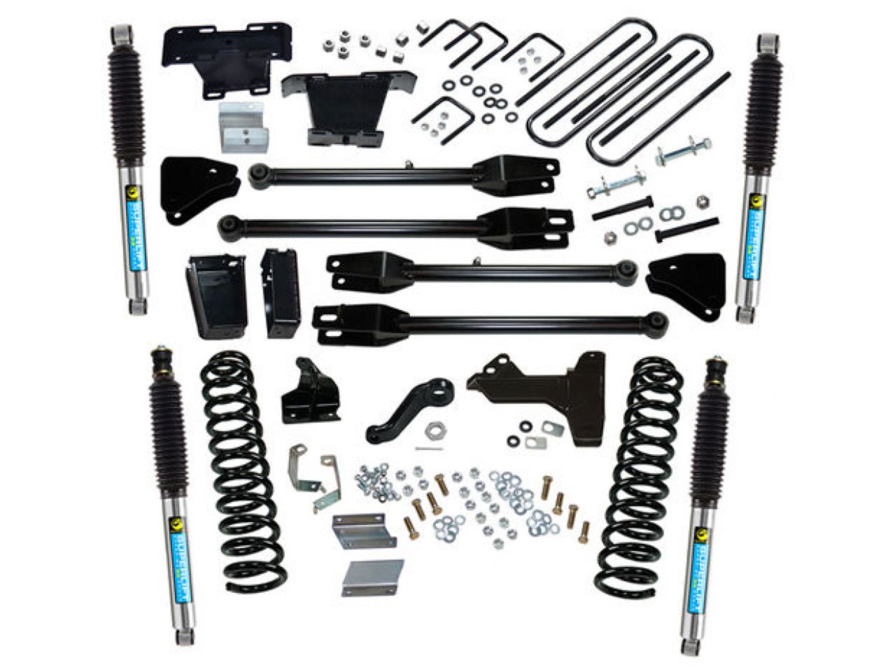 Superlift 11-16 Ford F-250/F-350 SuperDuty 4WD 6in Lift Kit w/ 4-Link Conversion & Superlift Shocks