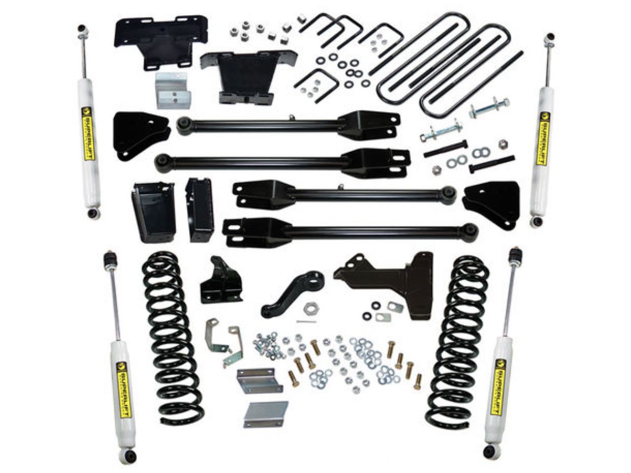 Superlift 11-16 Ford F-250/F-350 SuperDuty 4WD 6in Lift Kit w/ 4-Link Conversion & Bilstein Shocks