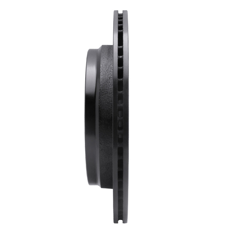 R1 05-07 Land Rover LR3 Rear Right Drilled & Slotted Black Brake Rotor