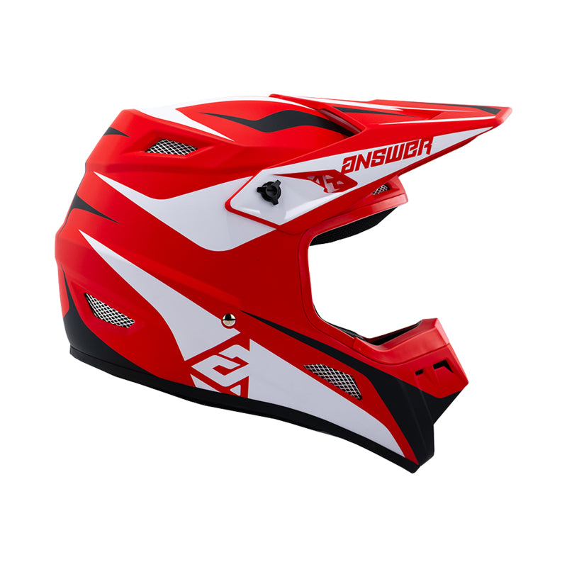 Answer 26 AR1 Mototown Helmet Glossy Red/White/Grey/Black - 2XL