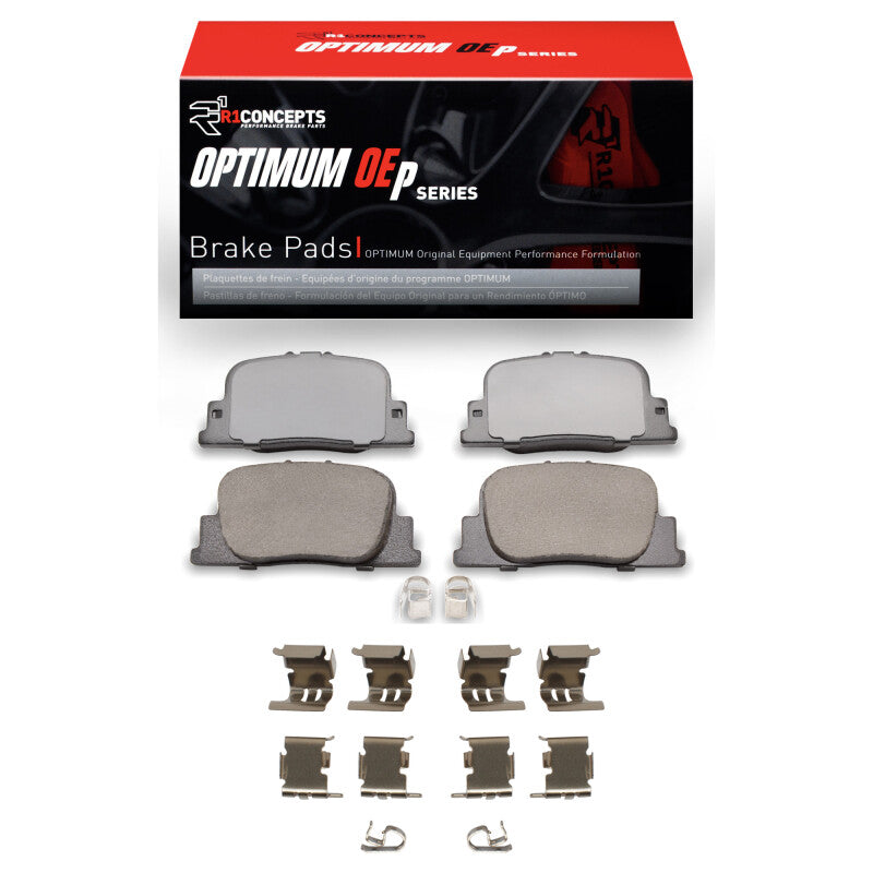 R1 00-10 Lexus ES300 Rear Optimum OE Brake Pads & Hardware Kit