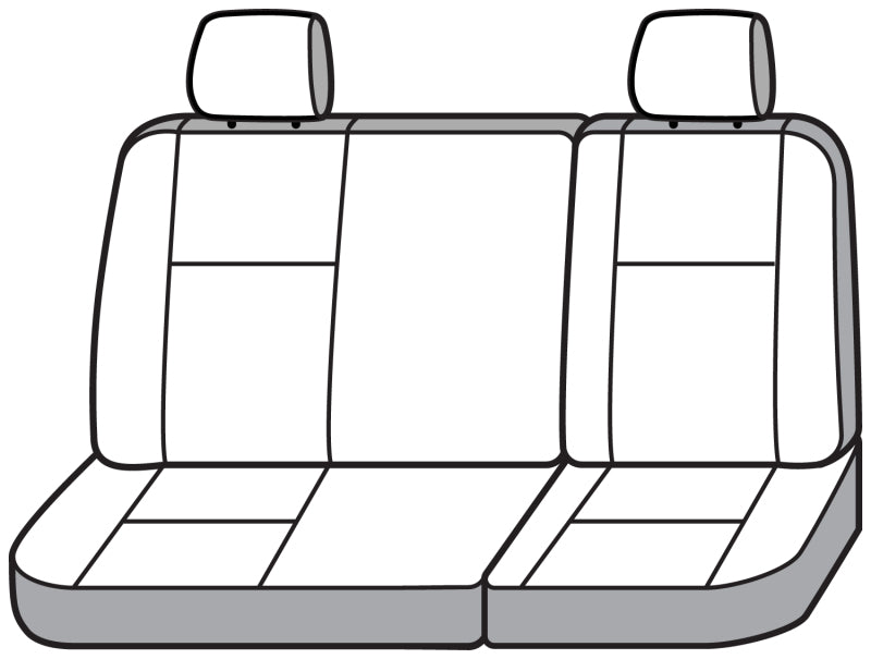 Covercraft 03-09 Dodge Ram Endura PrecisionFit Custom Second Row Seat Covers - Charcoal/Silver