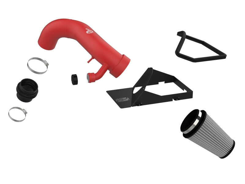 aFe Rapid 15-21 VW GTI L4 2.0L Induction Red Edition Cold Air Intake System w/ Pro DRY S Filter