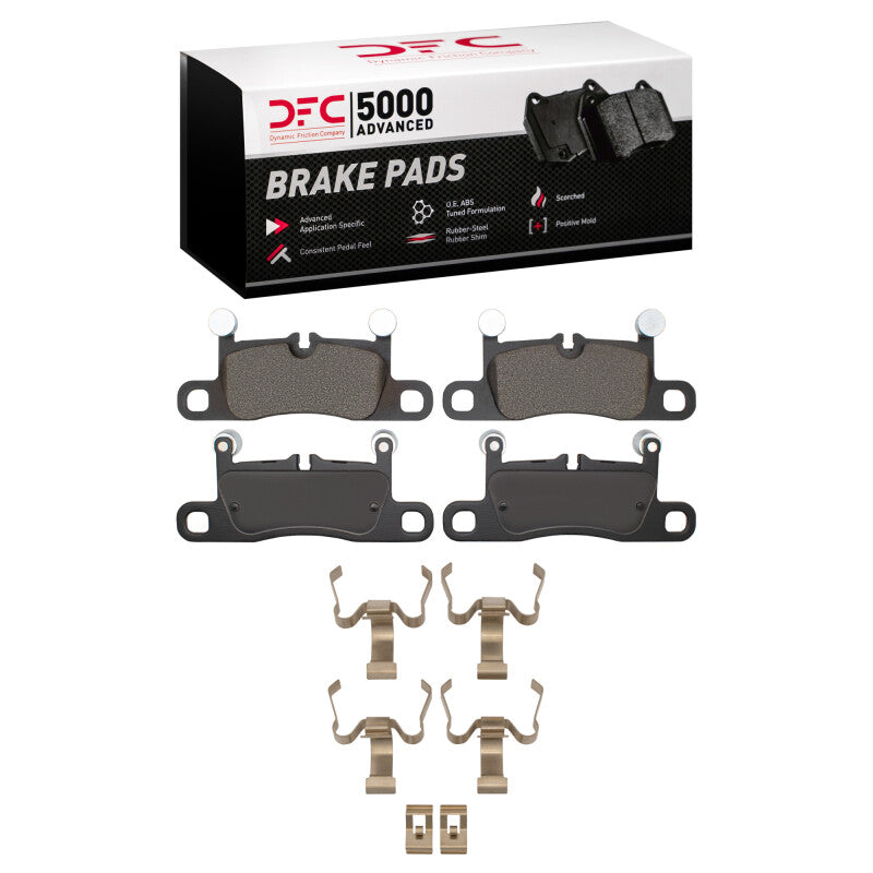 DFC 20-25 Audi S e-Tron GT Rear 5000 Advanced Low Metallic Brake Pads and Hardware Kit
