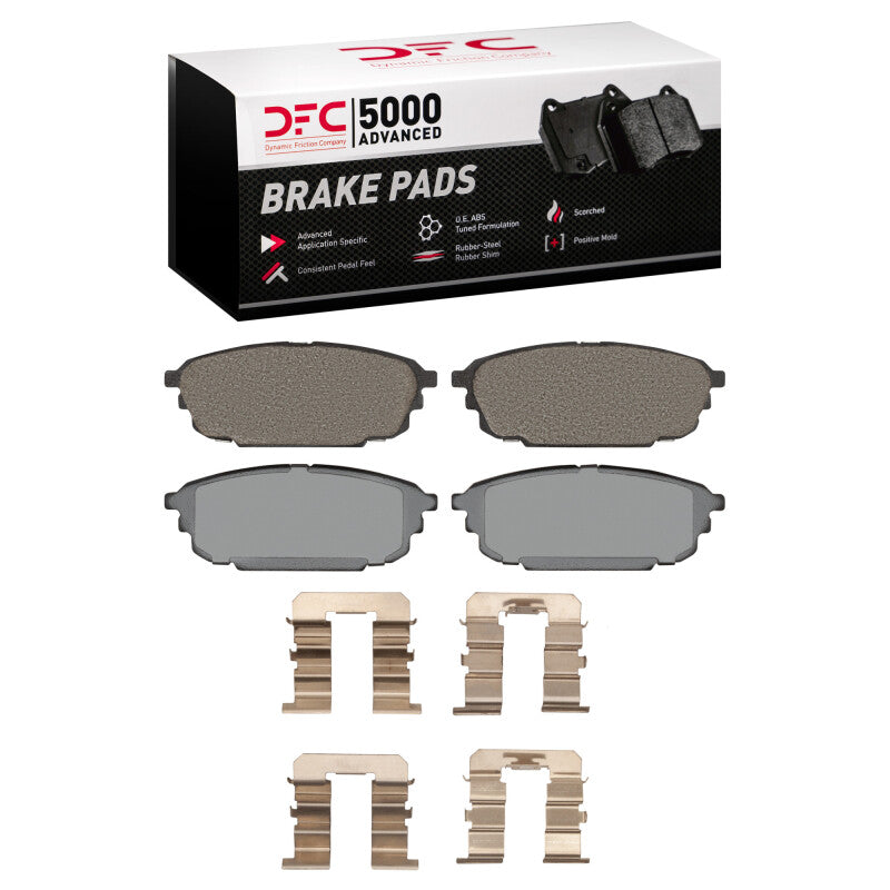DFC 01-03 Mazda Protege Rear 5000 Advanced Ceramic Brake Pads and Hardware Kit