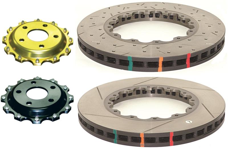 DBA 2008+ Mitsubishi EVO 10 T3 5000 Series Drilled and Slotted Front Replacement Rotor w/NAS Nuts KP