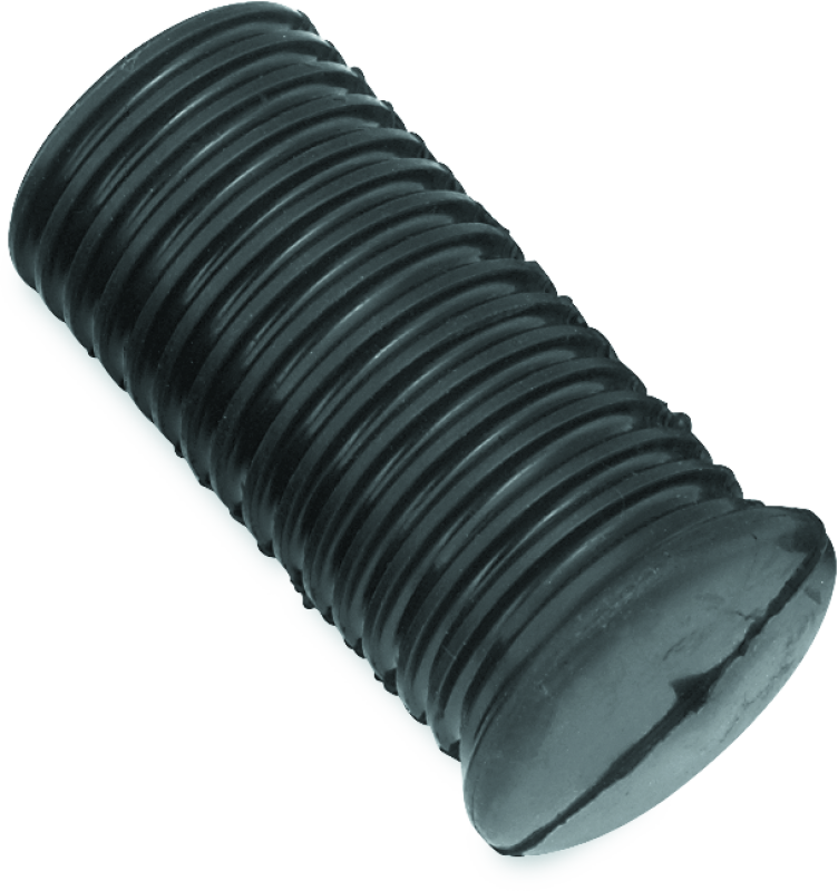 Bikers Choice 48-90 Replacement Peg Rubbers Black Large Diameter Replaces H-D 50940-52T