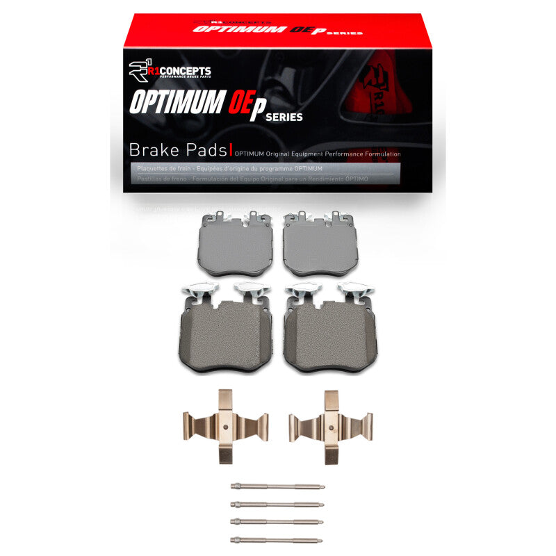 R1 16-20 BMW ALPINA B7 xDrive Front Optimum OE Pads & Hardware Kit