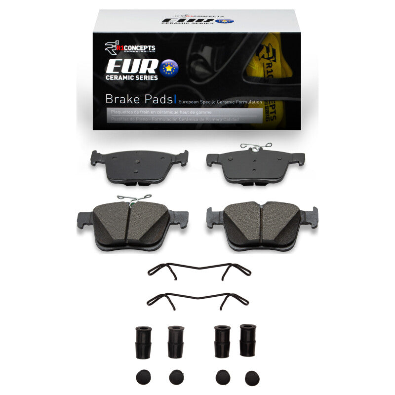R1 2015-2025 Audi Q3 Rear R1 Euro Ceramic Pads & Hardware Kit