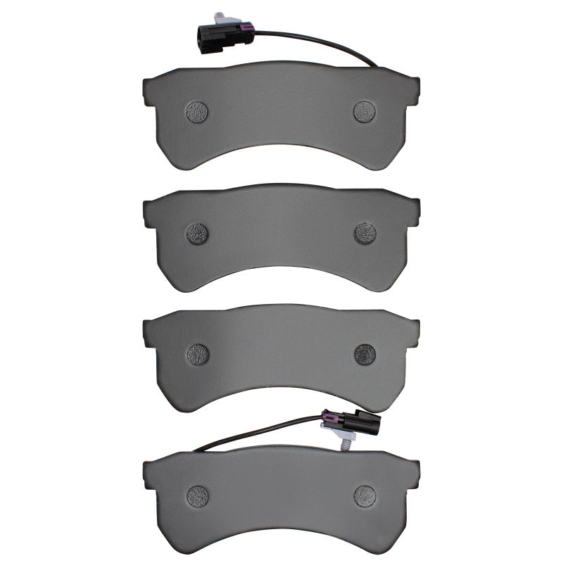 DFC 16-24 Freightliner MT55 Front/Rear 5000 Advanced Semi Metallic Brake Pads and Hardware Kit