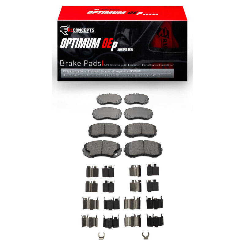 R1 2005-2011 Freightliner FL360 (Mexico) Front/Rear R1 Optimum OE Pads & Hardware Kit
