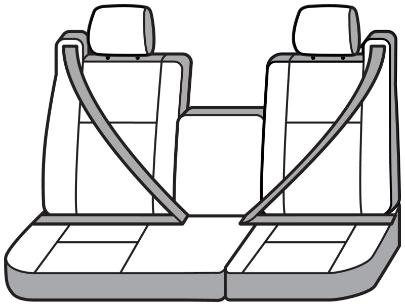 Covercraft 01-03 Ford F150 Carhartt SeatSaver Custom Front Row Seat Covers - Gravel