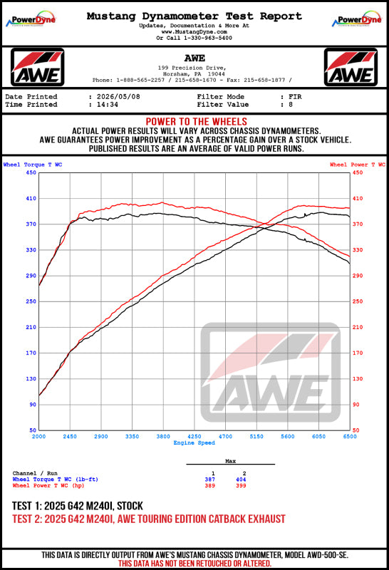 AWE Tuning 22-26 BMW M240i (G42) Track Edition Exhaust - OE Tips