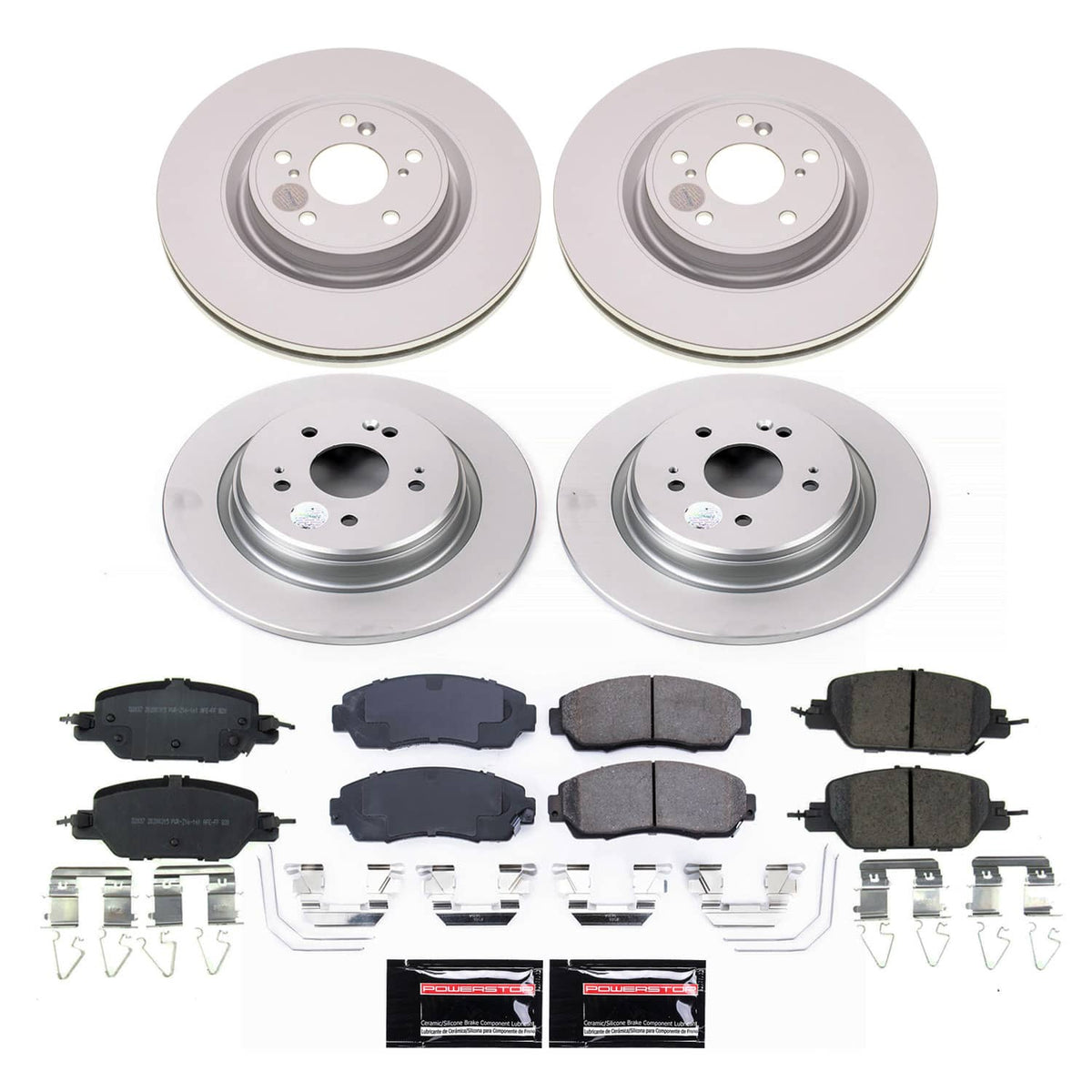 Power Stop 20-22 Honda CR-V Front and Rear Z17 Coated Brake Kit