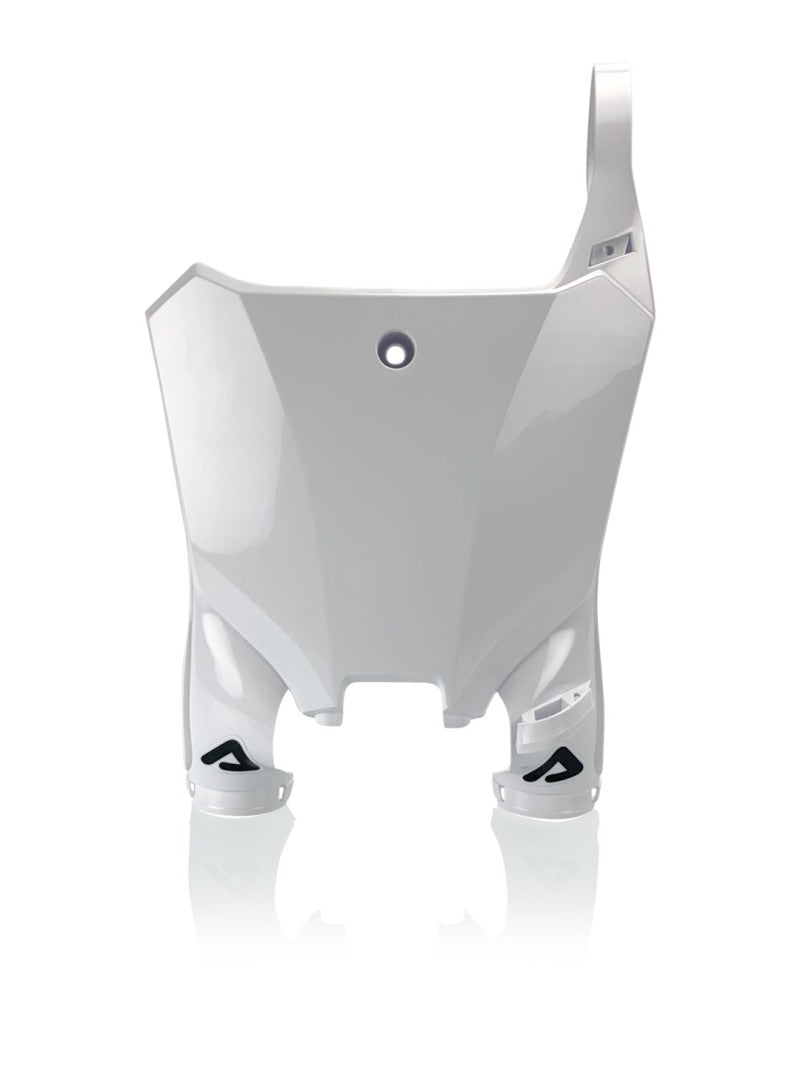 Acerbis 21+ Honda CRF250R/250RX/ CRF450R/RX/ CRF450R-S Front Number Plate- Raptor 2 - White