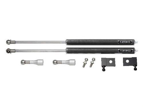 NRG Carbon Fiber Hood Damper Kit - 89-94 240SX S13