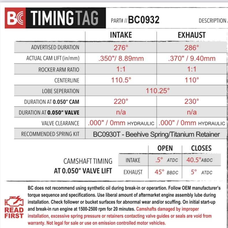 Brian Crower 2017+ Can-Am X3 Rotax 900 Ace Stage 3 Camshafts (Set Of 2)