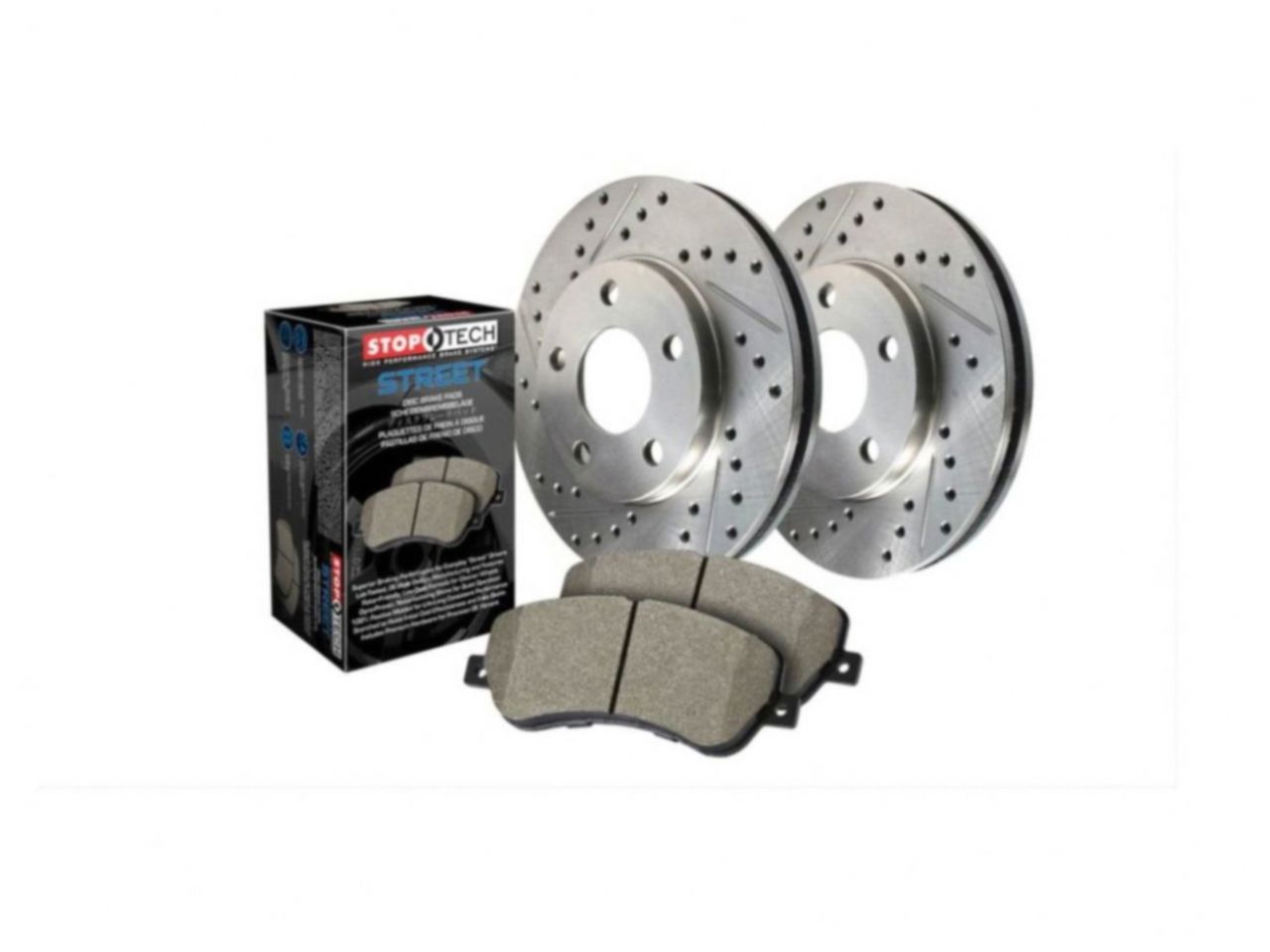 Select Sport Axle Pack, Drilled & Slotted, Rear