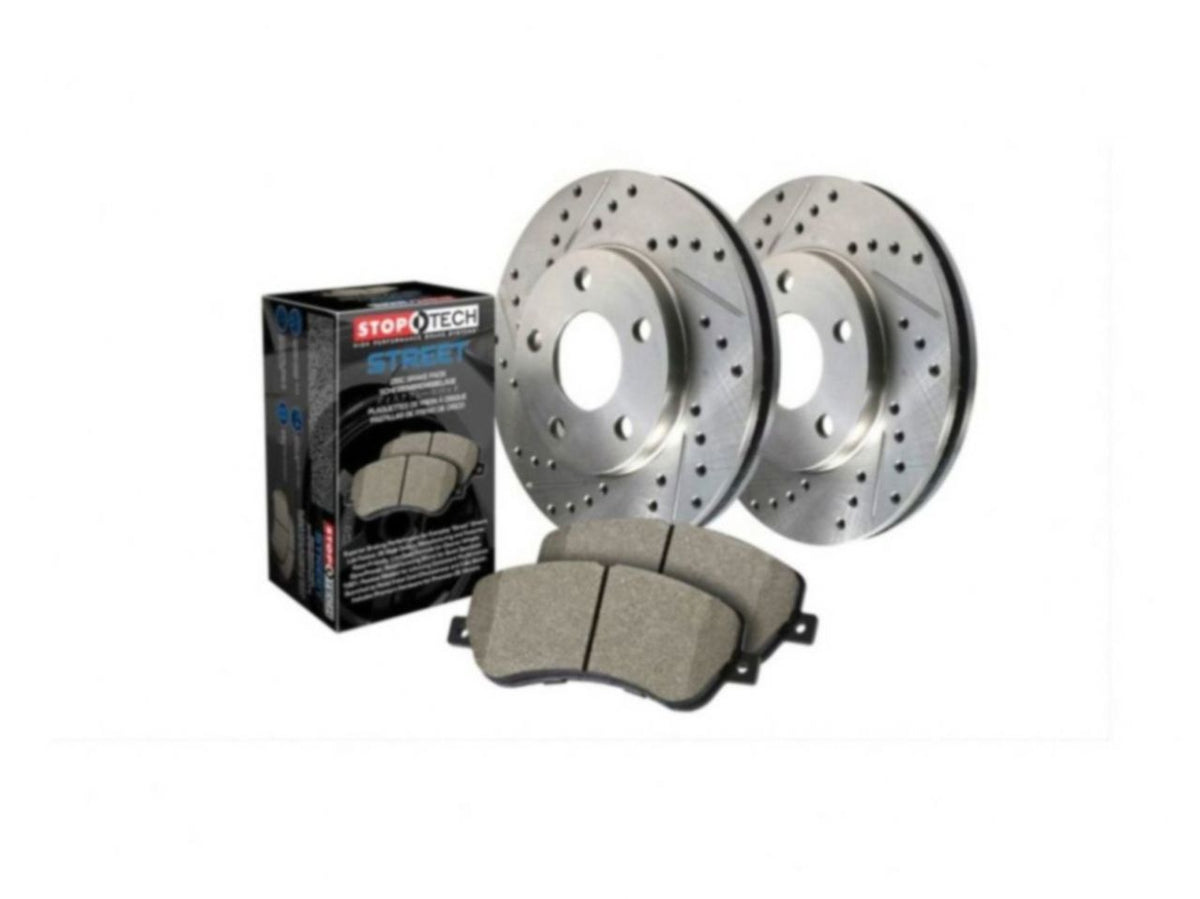 Select Sport Axle Pack, Drilled & Slotted, Front