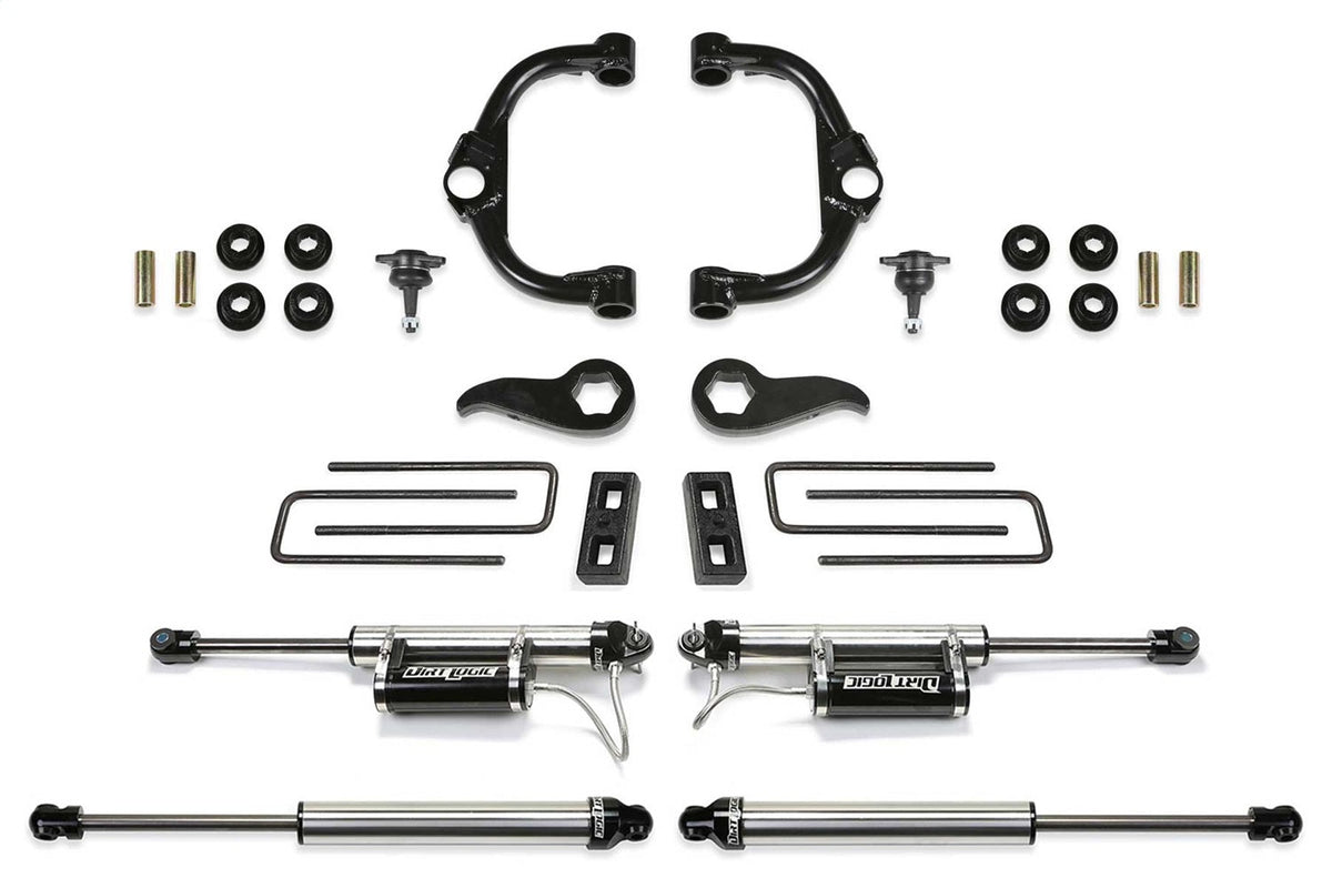 Fabtech 20-21 GM K3500HD 3.5in Bj UCA Kit w/Dlss Resi