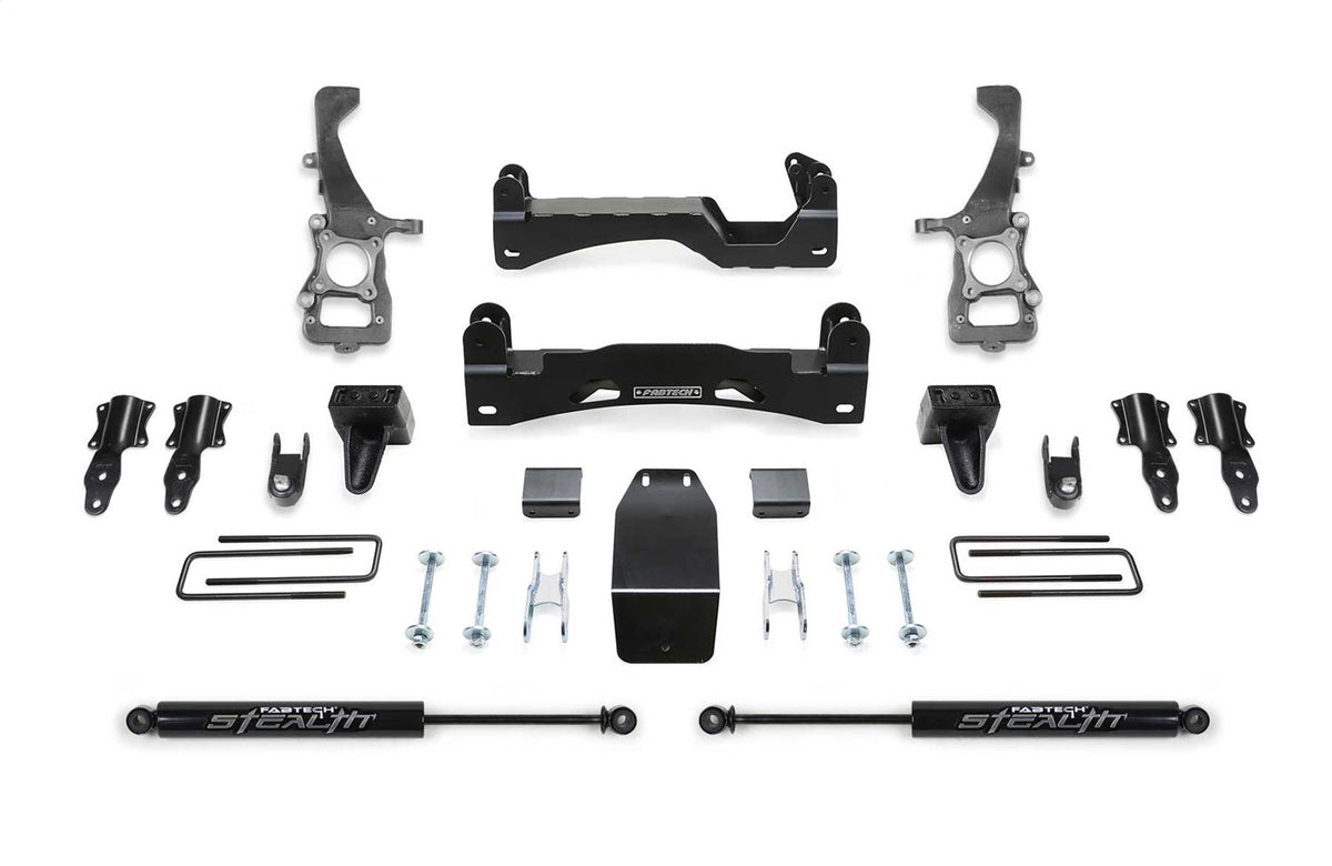 Fabtech 2021 Ford F150 4WD 6in Basic Sys w/Stealth