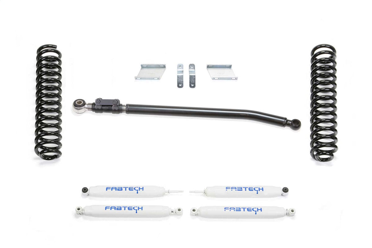 Fabtech 08-16 Ford F-250/F-350 4WD Diesel 2.5in Basic Coilover Kit w/Performance Shock