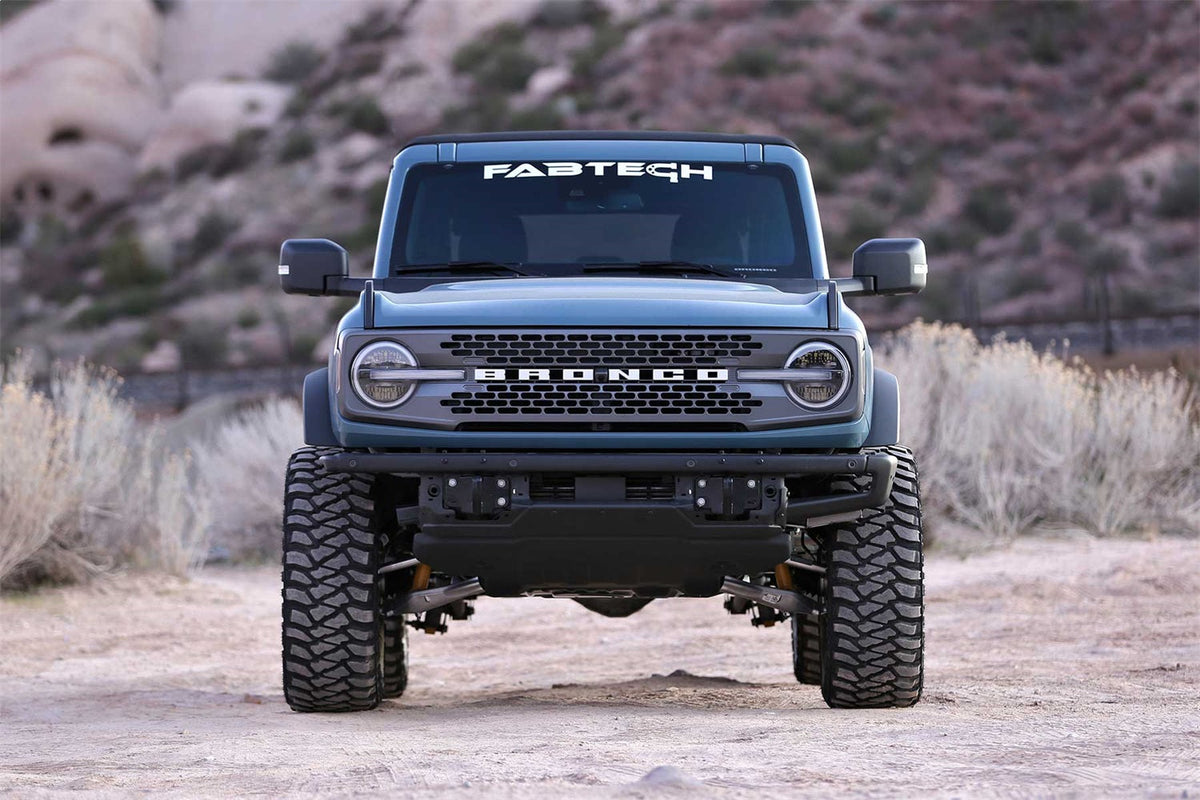 Fabtech 21 Ford Bronco Bilstein 3in UCA Kit w/Uniballs & Shock Spacers