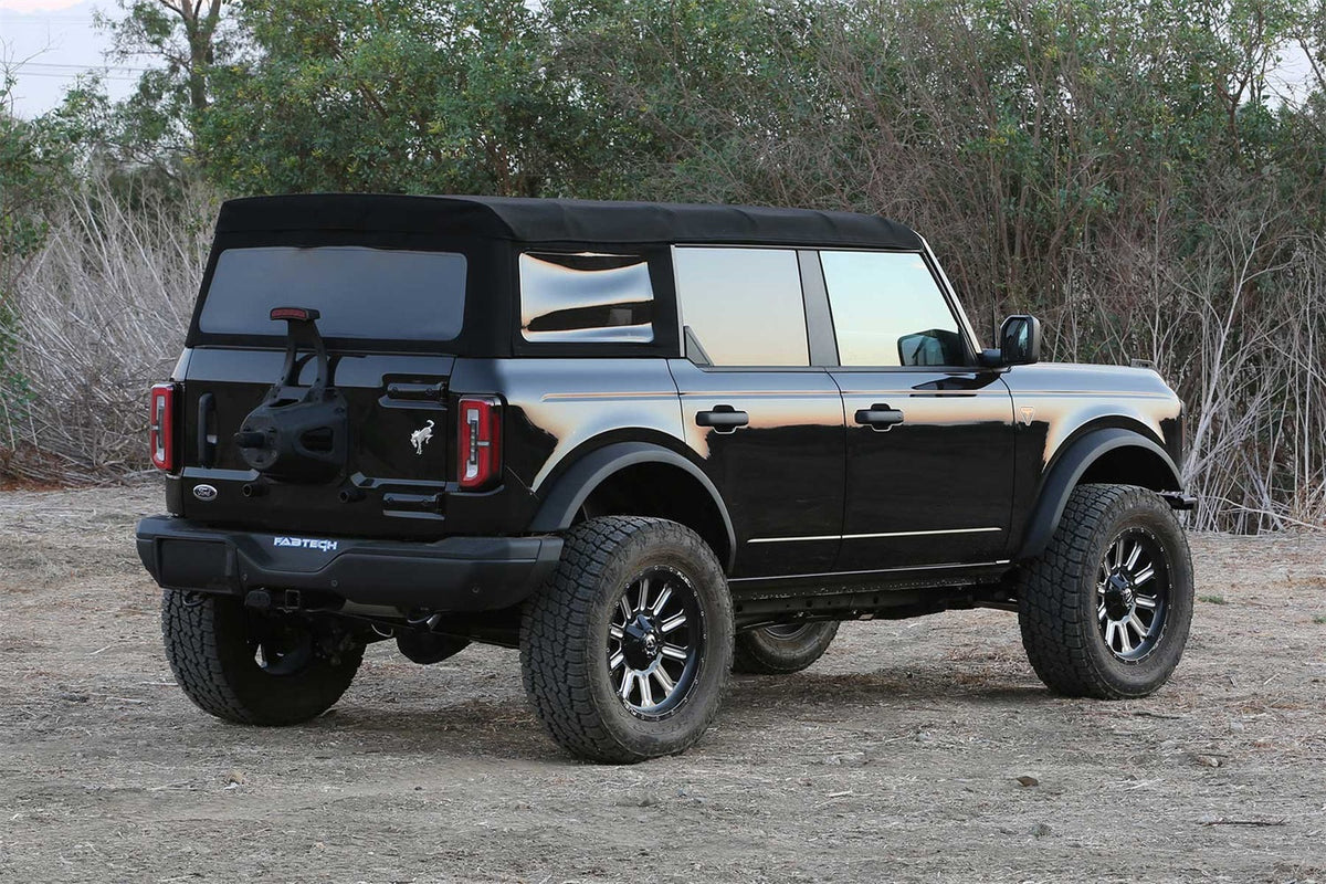 Fabtech 21-22 Ford Bronco 4-Door Non-Bilstein 4WD 4in UCA Kit w/Uniball & Resi Coilovers