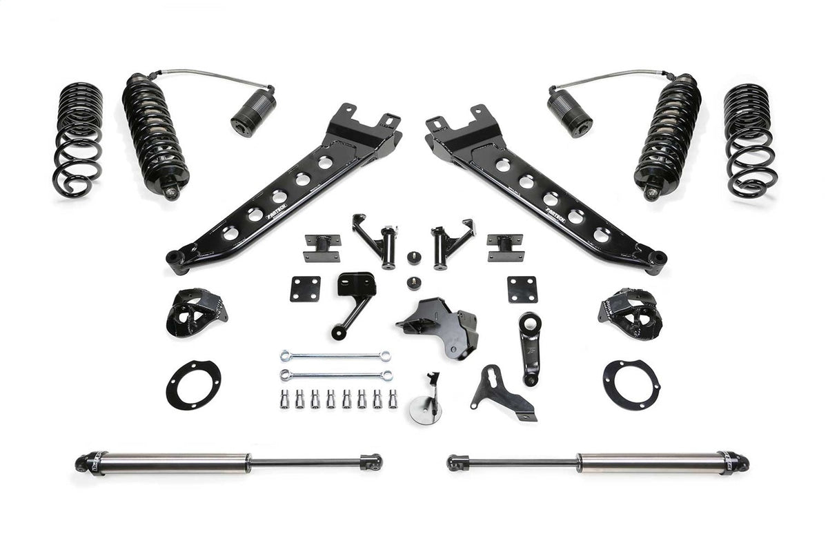 Fabtech 19-22 Ram 2500 4WD 5in Radius Arm Kit w/4.0 C/O Resi Dlss & Rr 2.25 Dlss