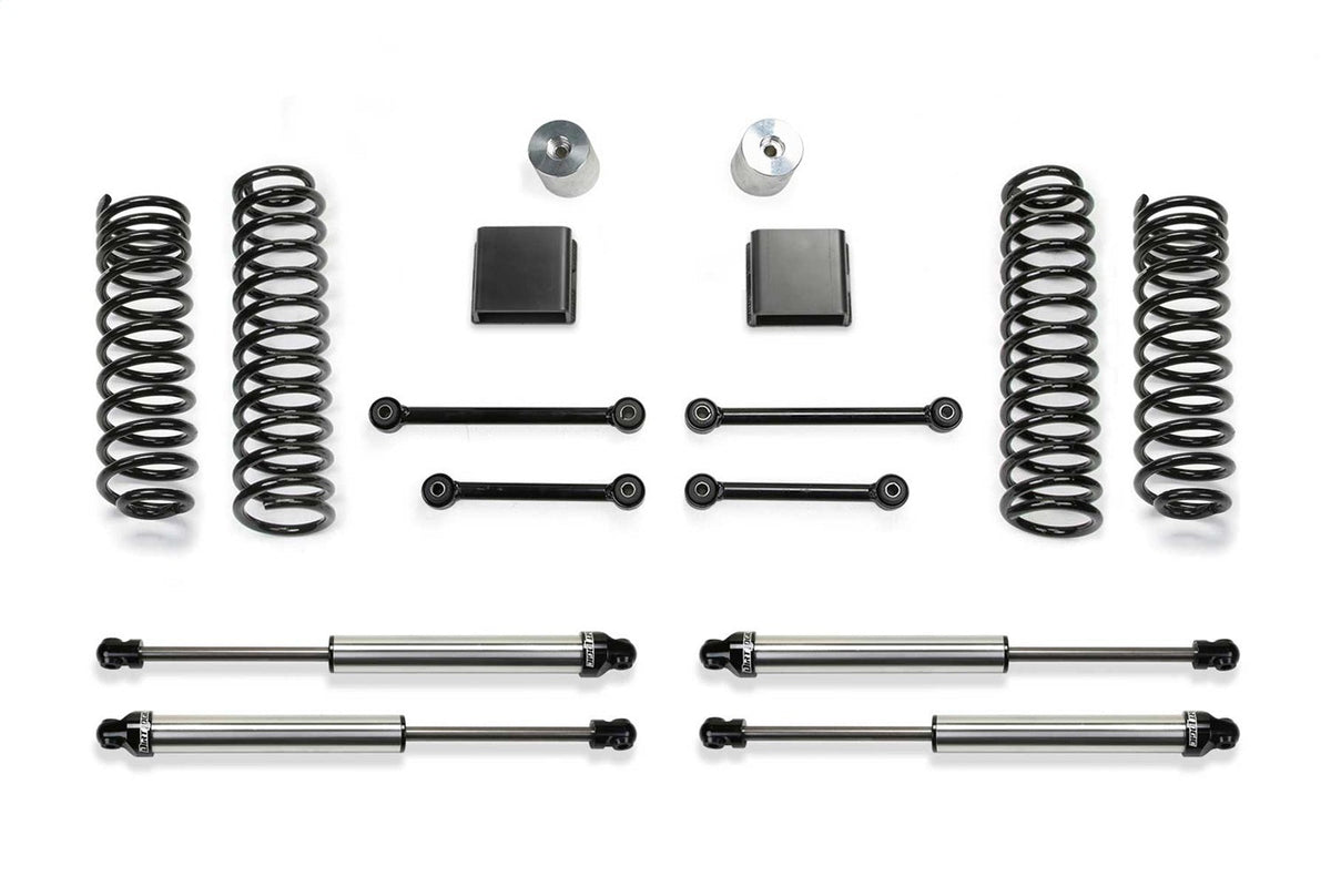 Fabtech 20-21 Jeep JT 4WD Diesel 3in Sport II System w/ DLSS SHKS