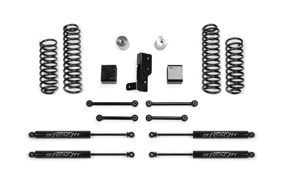 Fabtech 2021 Jeep JL 4XE 4 Dr 3in Sport System w/ Stealth