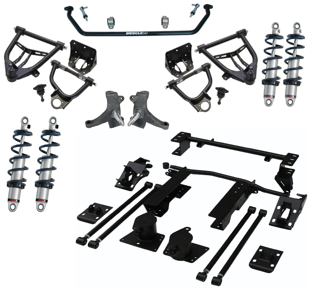 Ridetech 73-87 Chevrolet C10 TQ CoilOver Suspension System