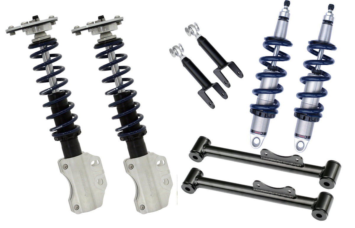 Ridetech 90-93 Ford Mustang Front and Rear HQ Coilover System w/ SN-95 Spindle